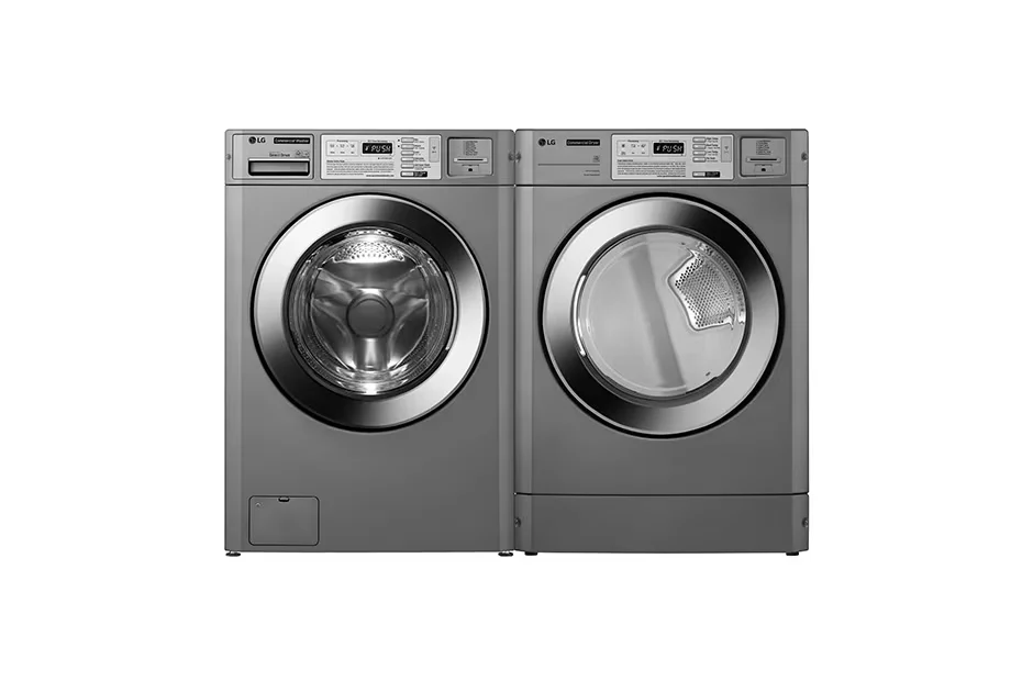 LG Giant C individual: lavadora e secadora lado a lado